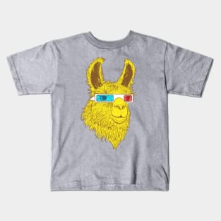Yellow Llama Kids T-Shirt